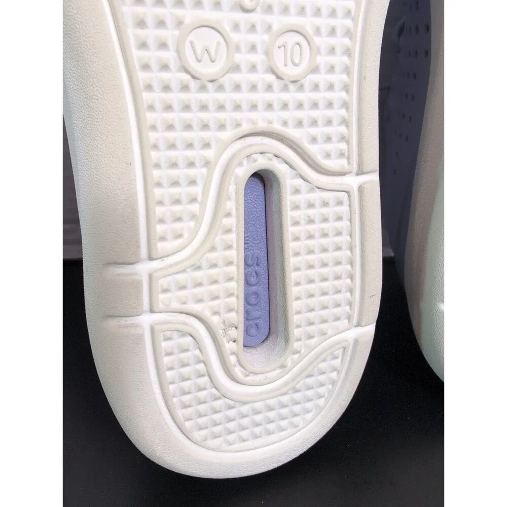 CROCS Women's In Motion LiteRide Pacer Sneakers Lavender Moon Size 10 EUC